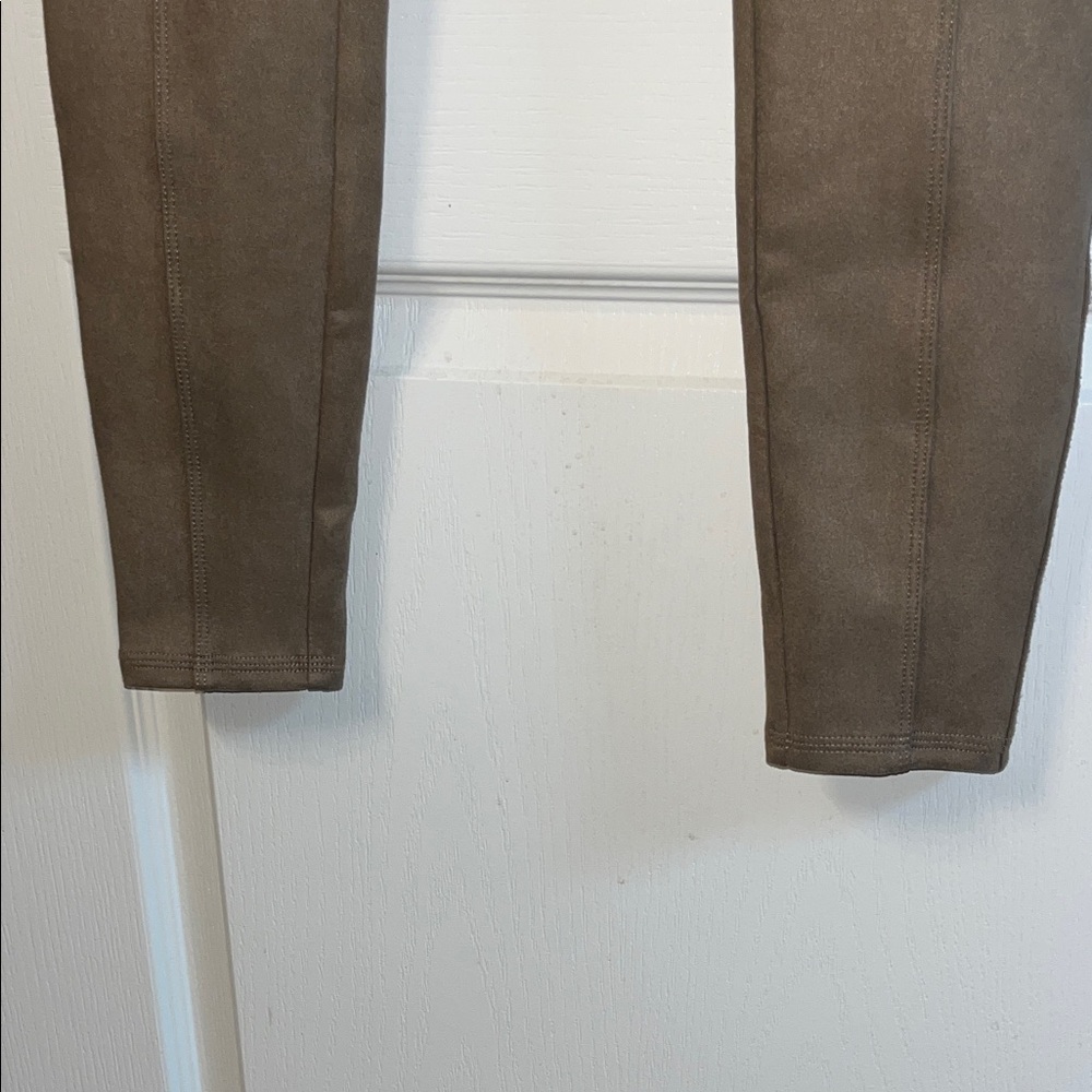 SPANX Tan Faux Suede Women's Leggings S - Picture 4 of 5